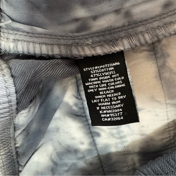 Sanctuary Anthropologie Carefree Cargo Pant Navy Tie Dye size Medium NWT - Picture 7 of 7